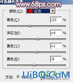 PS给外景自拍的纯美少女艺术照调出唯美的晨光色彩