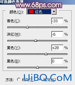 ps给写真人物图片添加温暖橙紫色