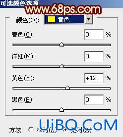 ps非主流甜美的青黄色效果