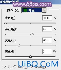 ps非主流蓝紫色粉调效果