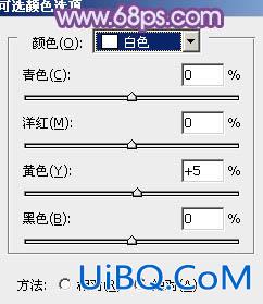 ps非主流蓝紫色粉调效果