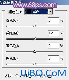 ps非主流蓝紫色粉调效果