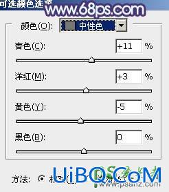 PS给森系唯美女生图片制作出唯美紫色透射阳光的效果