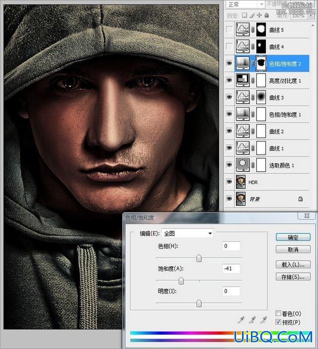ps金色HDR效果教程