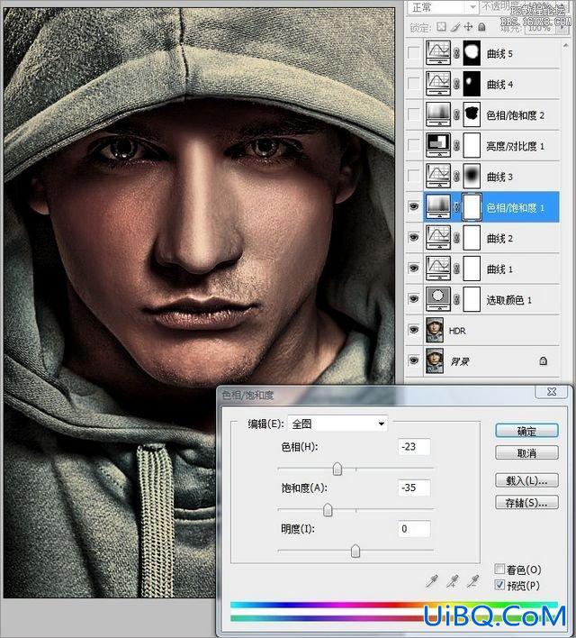 ps金色HDR效果教程