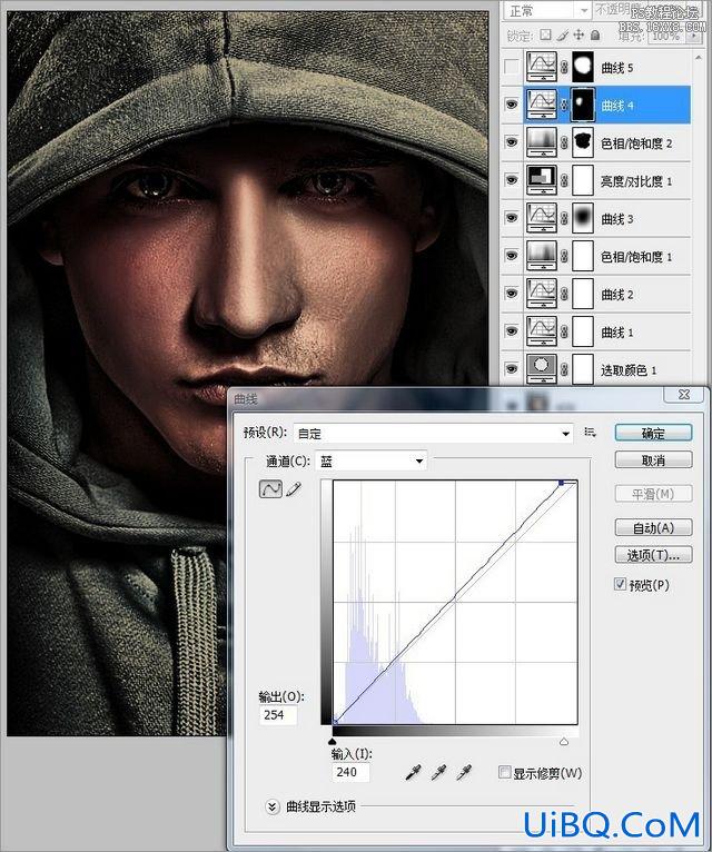 ps金色HDR效果教程