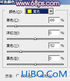 ps打造非主流橙紫色MM效果教程