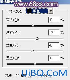 ps打造非主流橙紫色MM效果教程