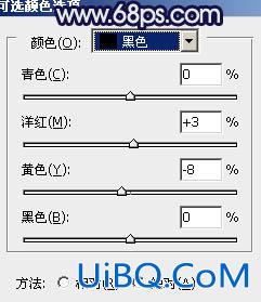 ps给MM车模加上低饱和的淡黄色质感肤色