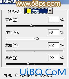 ps打造精美的淡黄色逆光外景人物图片