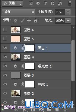 ps给偏暗的室内人像图片加上柔和的淡黄