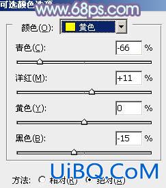 ps青黄色非主流图片