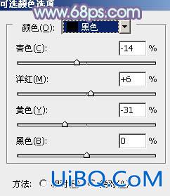 ps青黄色非主流图片