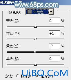 ps青红甜美色非主流调色教程