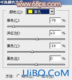 ps调出照片甜美黄褐色彩