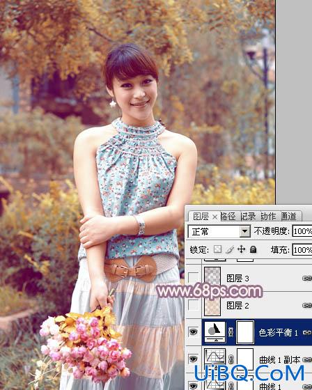 ps非主流公园美女