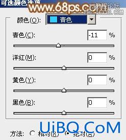 ps黄褐色调色教程