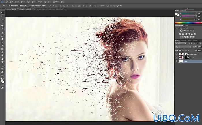 打散人像，ps打散效果教程