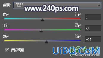 PS给街头自拍的性感红唇美女照片调出梦幻的中性蓝色