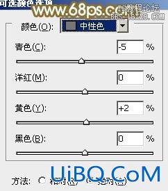 ps调出青黄色非主流色
