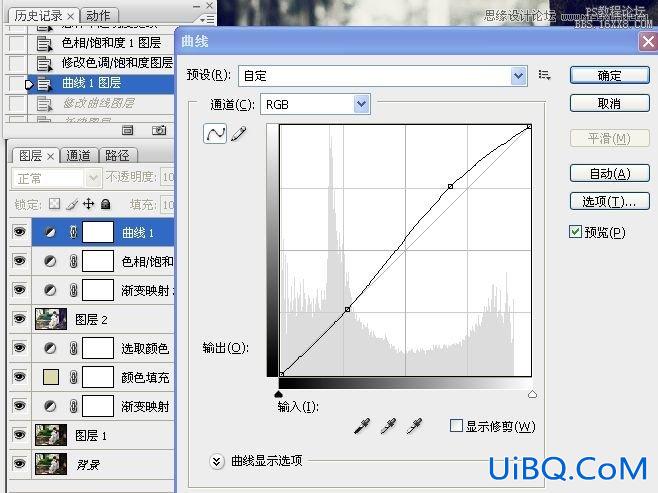 ps调暗紫色教程