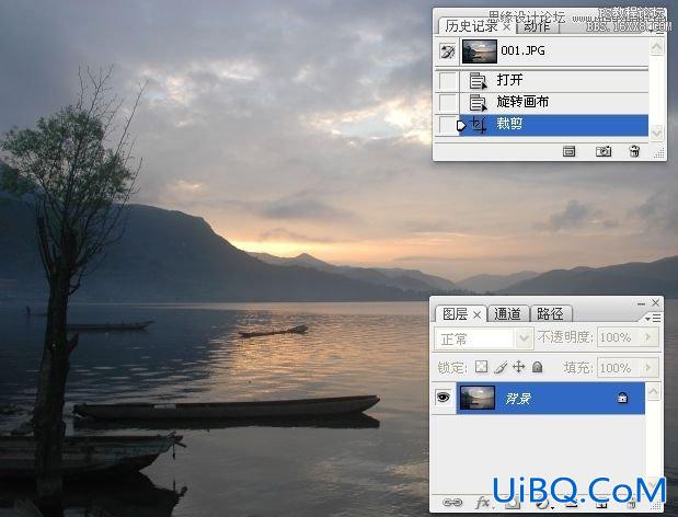 ps增强风景照片色彩