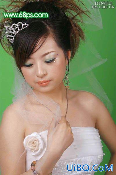 ps非主流婚纱美女