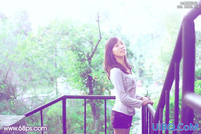 ps性感小短裤90后美女教程