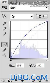 ps外国流行的蓝色冷艳效果