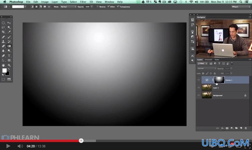 光效制作，用ps给照片制作逆光效果。