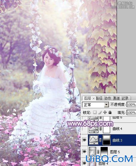 ps非主流婚纱公主效果