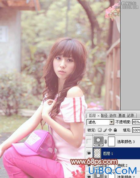 ps淡淡的小清新风格