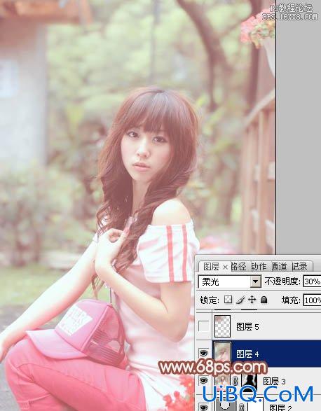 ps淡淡的小清新风格