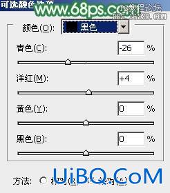 ps非主流小清新黄绿效果