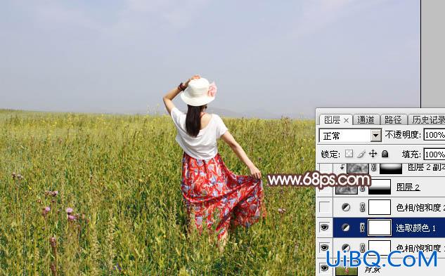 粉色调，ps调出粉红色调照片教程