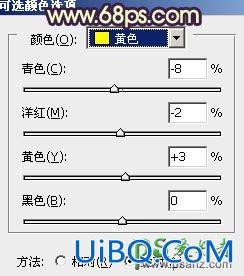 PS给街道上自拍的黑丝美腿少女图片调出怀旧的黄蓝色。