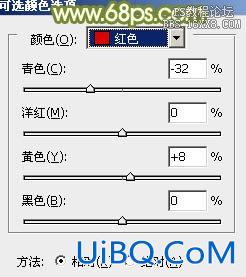 ps蹲坐在草地上的非主流效果教程