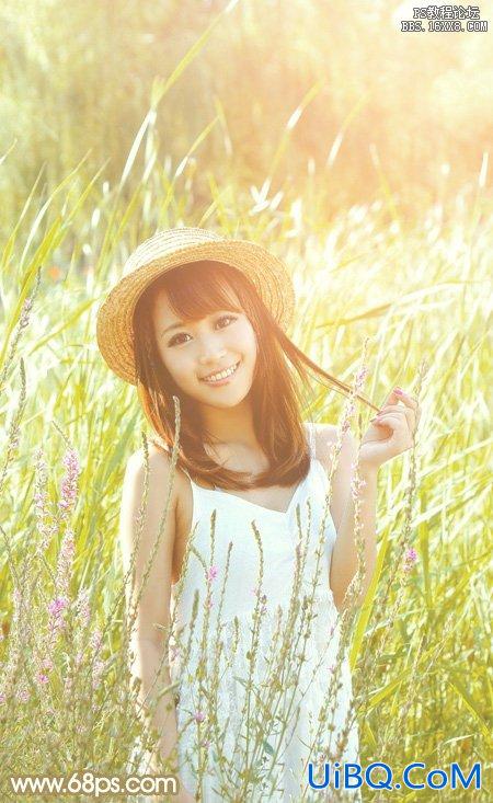 ps草丛中可爱的小美女