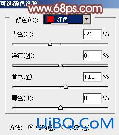 ps非主流红色效果教程