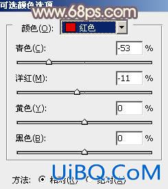 ps橙黄色非主流美女效果教程