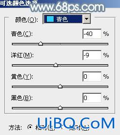 教你用ps调出淡青色照片