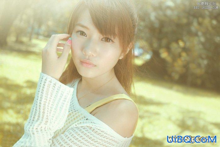 ps白衣服非主流美女教程