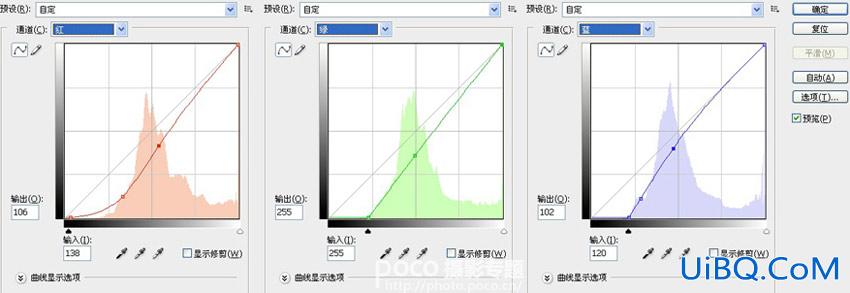 ps曲线调色教程