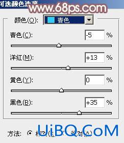 ps非主流教程：调橙色牛仔裤美女教程