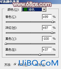 ps非主流教程：调橙色牛仔裤美女教程