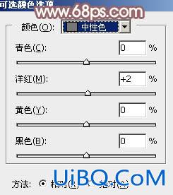 ps非主流教程：调橙色牛仔裤美女教程