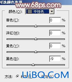 ps非主流教程：调橙色牛仔裤美女教程