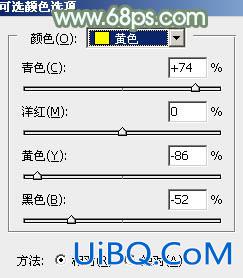 ps调出非主流青绿色效果