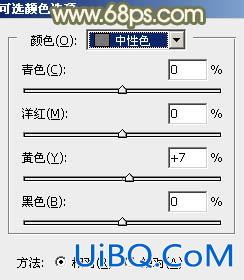 ps非主流黄褐色调色教程