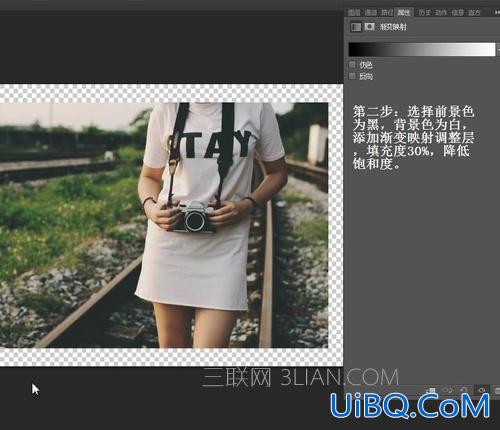 Photoshop人像调色教程：给外景拍摄的逆光美女人像照片调出暖黄色效果。